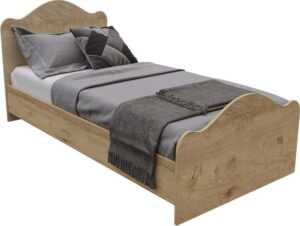 Jednolůžková postel v přírodní barvě 90x190 cm Lefkas – Kalune Design