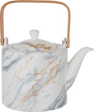 Bílá porcelánová konvice na čaj 800 ml Luxe – Premier Housewares